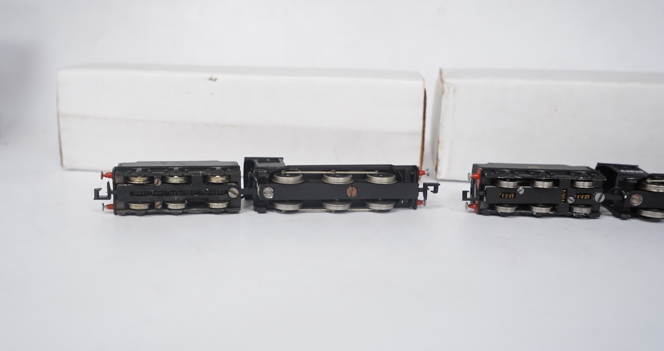 Two boxed Union Mills Models N gauge railway LNER/BR locomotives; a Class J39, and a Class J39, 64829. Condition - good.